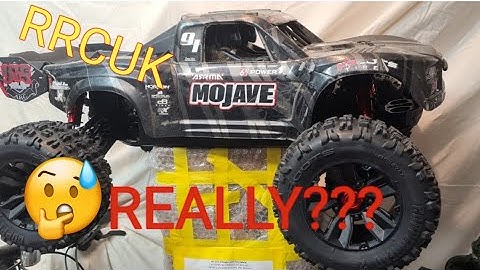 MOJAVE EXB gets chassis upgrade??? RADICAL RC UK bash bar fitting with bumper spacers.