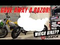 Gave Away one of my Razors | Dirt Rocket MX650 MX500 MX350 Electric Dirt Bike