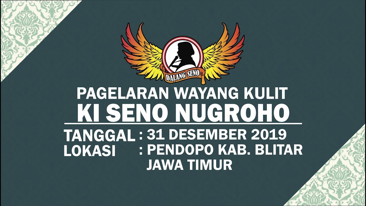 #LiveStreaming KI SENO NUGROHO - BAGONG GUGAT - 31122019