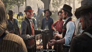 Red Dead Redemption 2 - Agent Milton & Ross Enter Dutch Gangs Camp