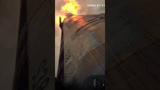 Pouso do starship 38 no mar #shorts #starship #superheavy