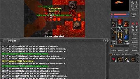Hunt Demon - Typhera Open Tibia Server