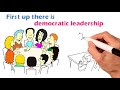 Leadership styles laissezfaire democratic  autocratic styles of leadership