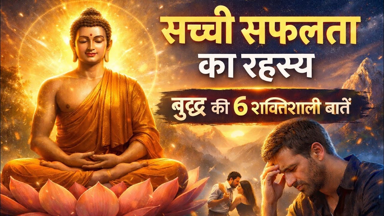 गौतम बुद्ध की 6 शक्तिशाली सीख | सच्ची सफलता और मन की शांति का रहस्य 