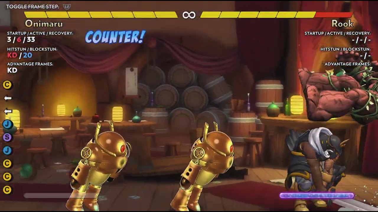 Fantasy Strike - Onimaru 9 DMG Combo