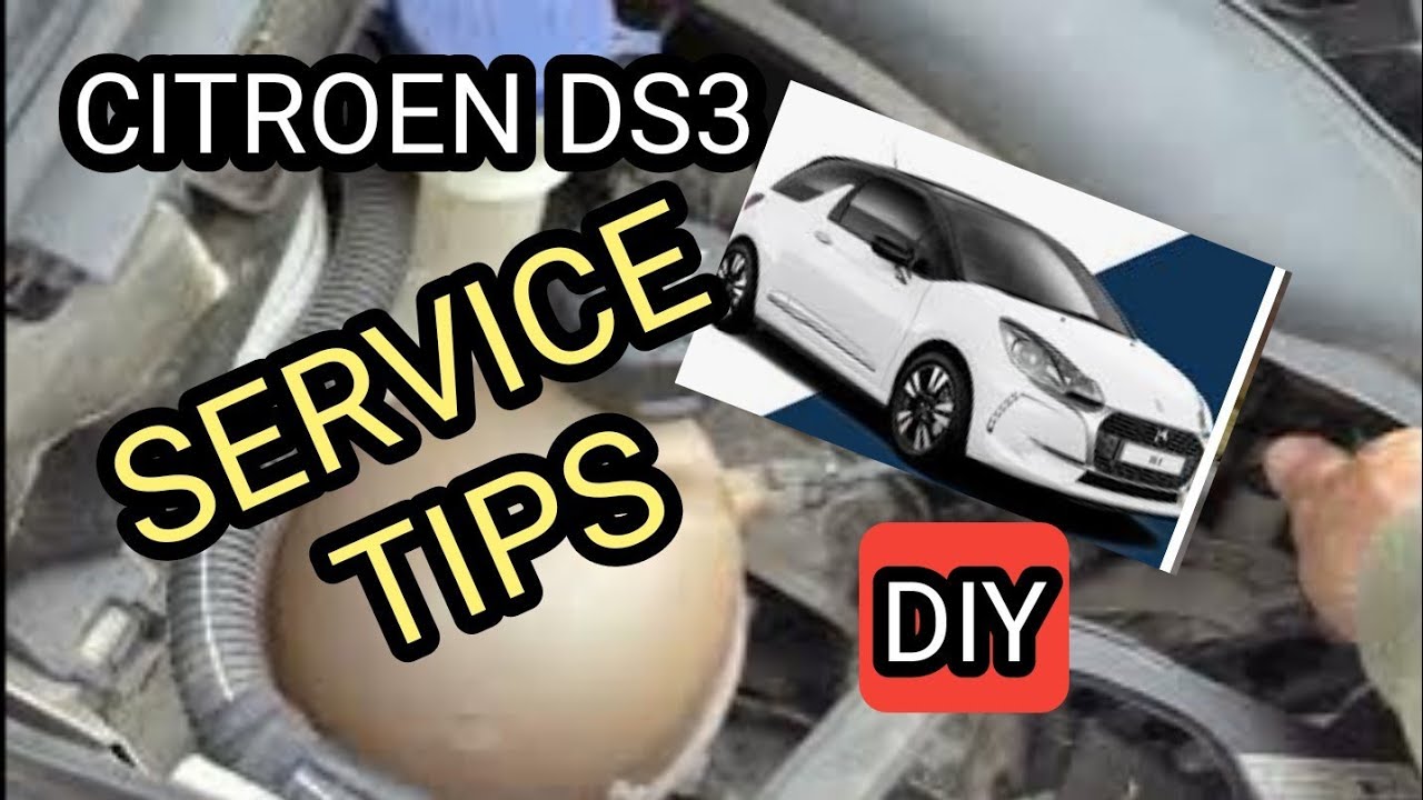CITROEN DS3 2011 DIY SERVICE TIPS - YouTube