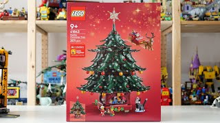 LEGO 41483 Family Christmas Tree Speed Build