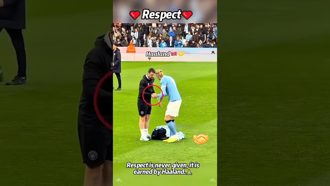 This Is Why Haaland Earns Universal Respect🙏❤️#soccer #tiktokcampaign #haaland #fyp #usa