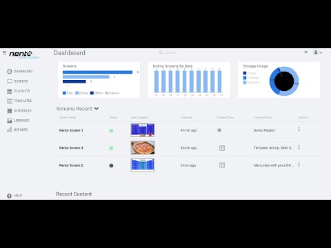 Nento Digital Signage Video Tutorial 2021