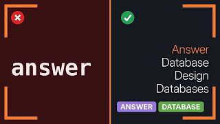 Databases: Database design for surveys and experiments