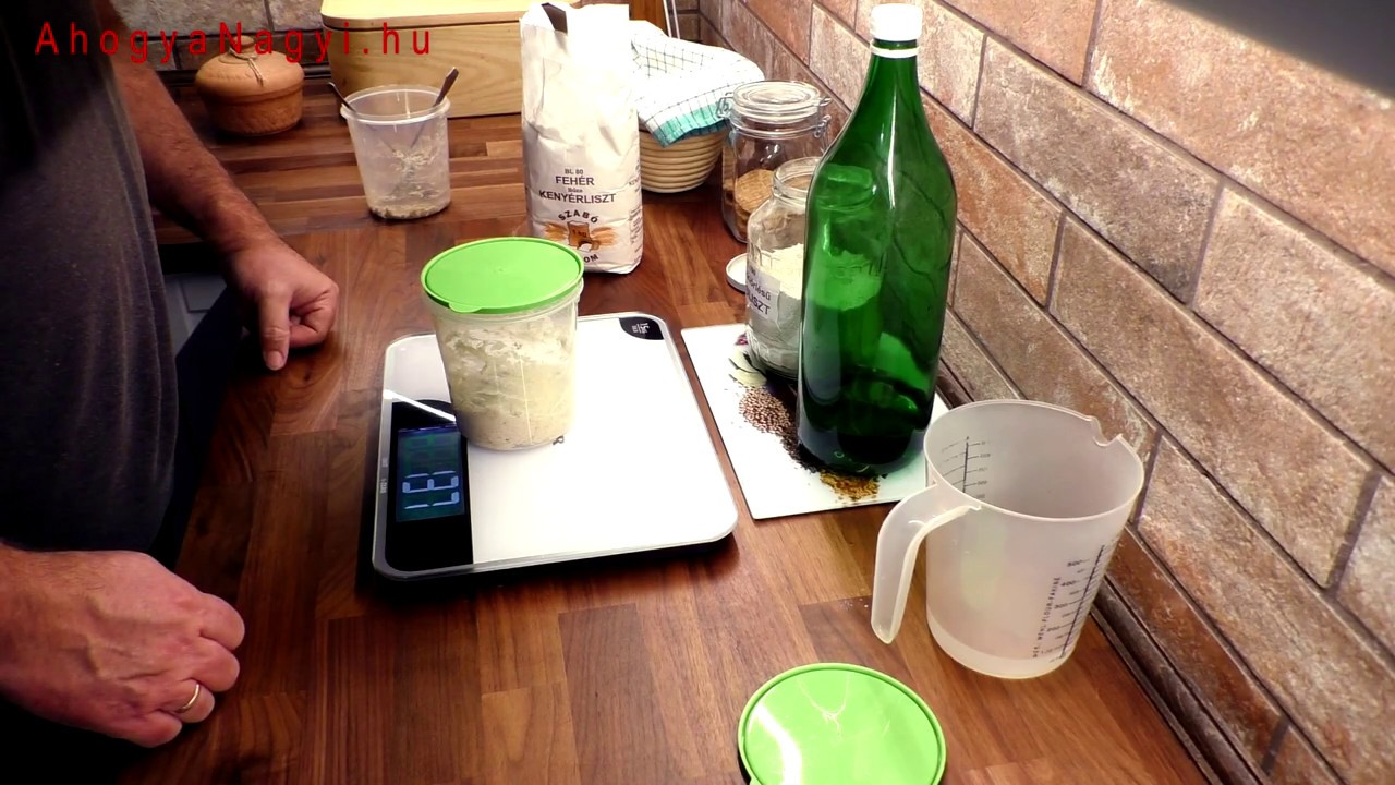 Kovászos fehér kenyér készítése