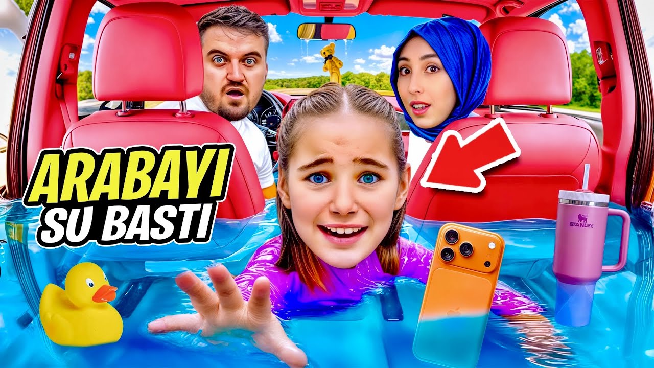 EYVAH ELİF ARABAYI SU BASTI ‼️ ELİF TAVANI AÇIK UNUTTU !! 