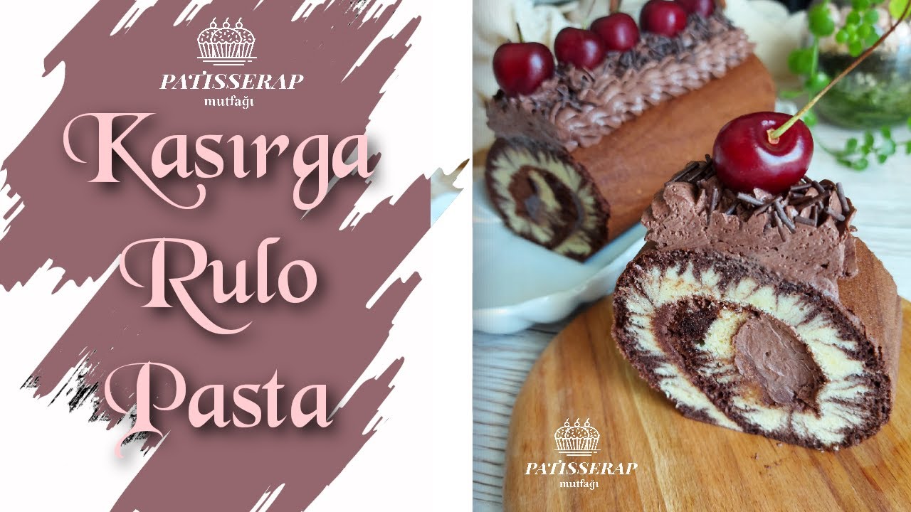 Rulo Kasırga Pastası/ Hurricane Swissroll. Şekli tam bir efsane