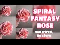 SPIRAL ROSE OR FANTASY ROSE (Marbled, Non Wired, No styro) Vlog 29 by marckevinstyle