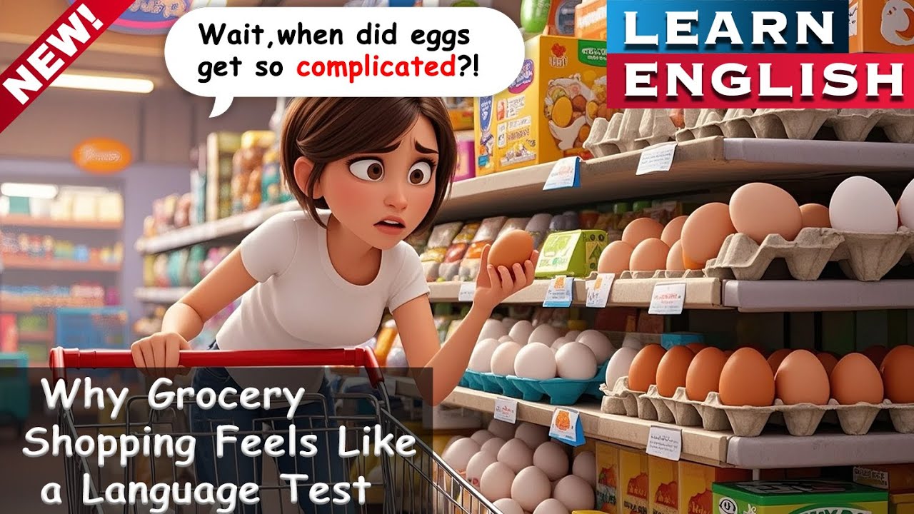 Why Grocery Shopping Feels Like a Language Test |Shopping|Listening and Speaking Skills|Daily life