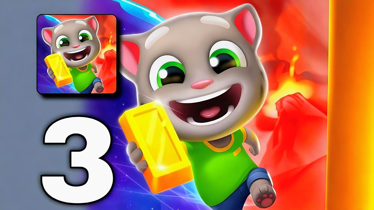 Talking Tom Time Rush Gameplay Part 3 - Walking Through (Android / IOS) 