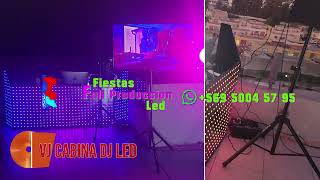 vj cabina dj led