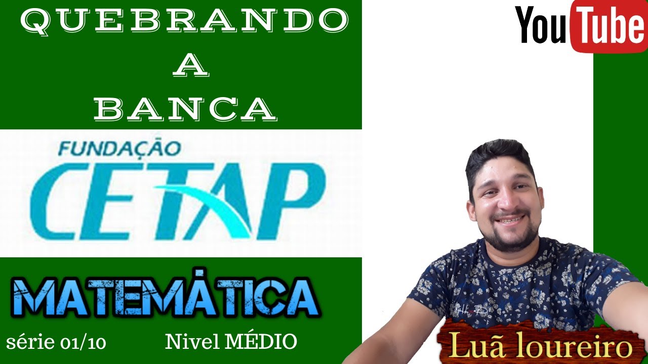 Concurso publico - Quebrando a banca CETAP - PREF. MUNICIPAL DE São M. Do Guamá - (serie 01/10)