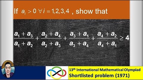 Inequality problem from IMO 1971 Shortlisted & its extension