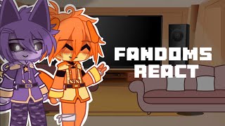 Fandoms react to each other // 1/6 // poppy playtime chapter 3 // GCRV