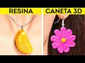 Resina epóxi VS Caneta 3D Criações fascinantes e ideias para joias