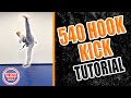 540 hook kick tutorial  learn how to in 1 minute  taekwondo kicking with gnt