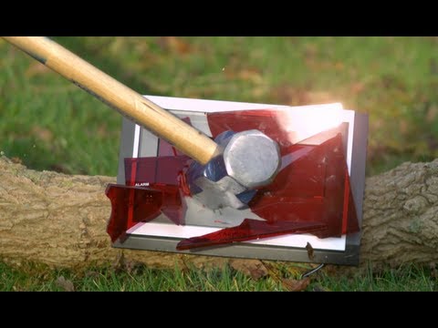 Sledgehammer vs Clock in Slow Motion - The Slow Mo Guys