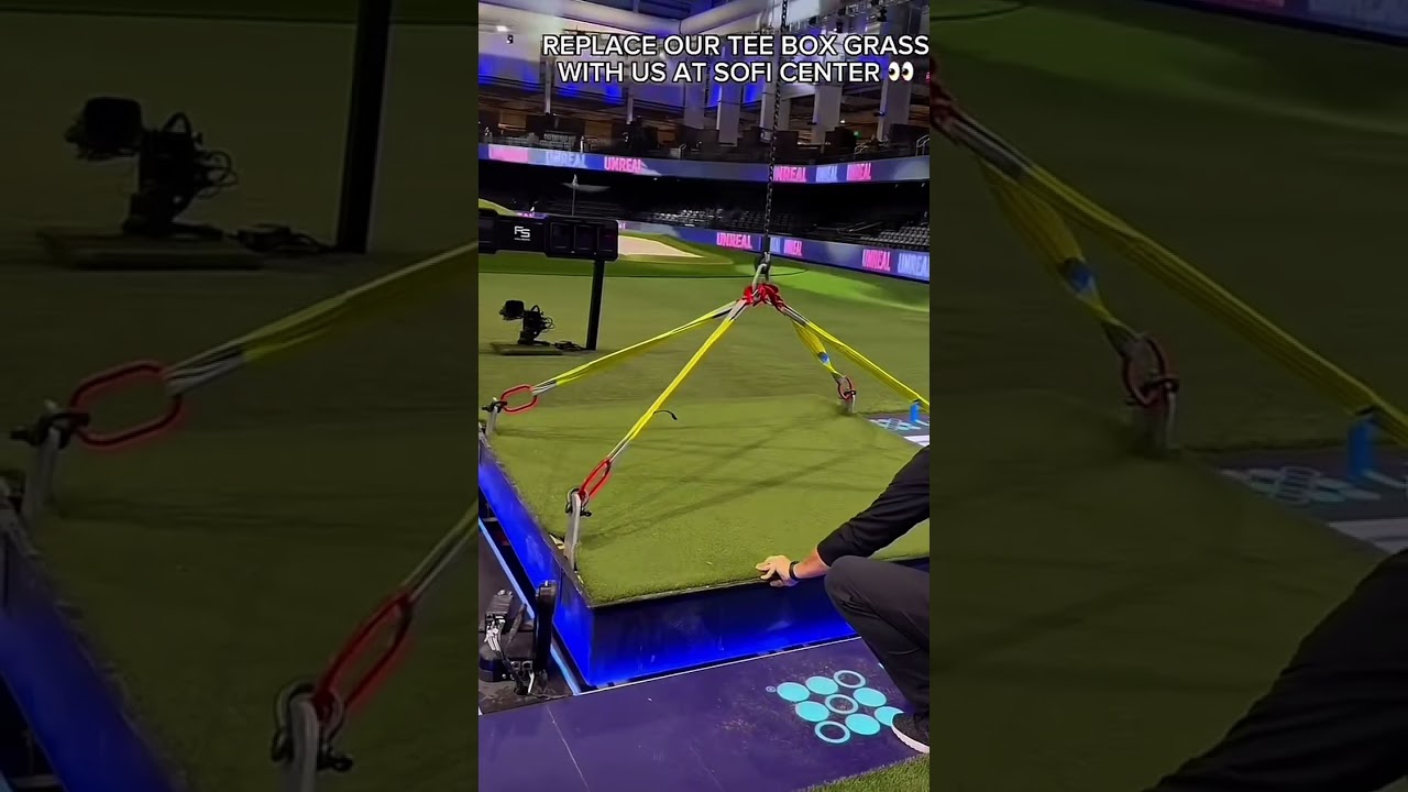 TGL Tee Box HEAVY Upgrade: Guess How Much This Grass Weighs?!