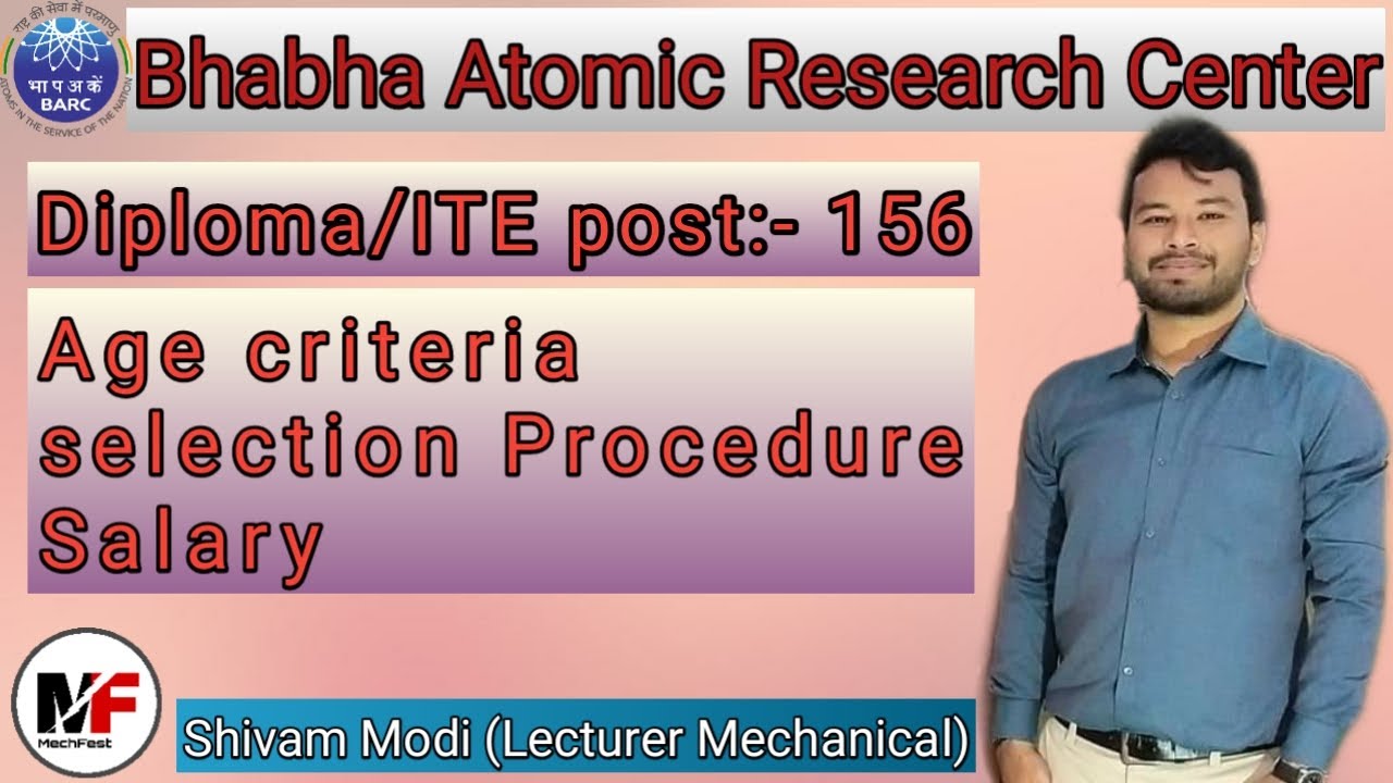 BARC Recruitment 2021| Latest job notification 2021| Diploma and ITI fresher