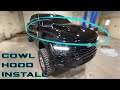 Ref:0fyl3DeDdug Installing a cowl hood on a new ford (cervini)