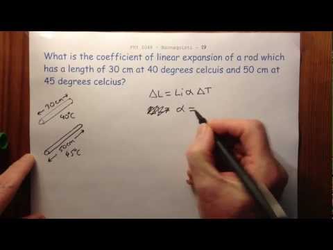 19) Linear Expansion 1