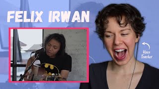 Voice Teacher Reacts to FELIX IRWAN - Fix You (Coldplay Cover)