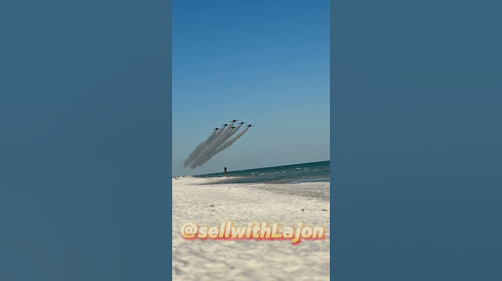 Blue Angels Fly Over Pensacola Beach | Real Florida Moments.       Caught the Blue Angels flying low
