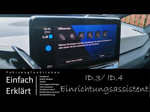 VW ID3 ID4- Einrichtungsassistent | Telefon koppeln | Sender abspeichern | We Connect und mehr