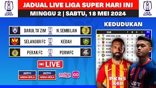 🔴 JADUAL SIARAN LANGSUNG LIGA SUPER MALAYSIA 2024 HARI INI MINGGU KE-2 | Selangor vs Kedah