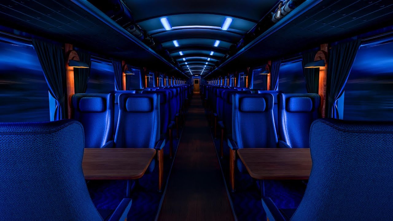 Train Cabin White Noise Sounds | Great for Sleeping, Studying, & Relaxing