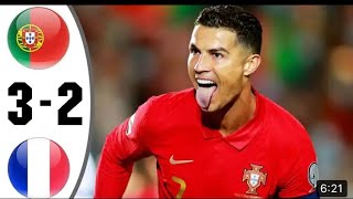 Portugal VS France 3-2 Extended Highlights and All Goals 2022 HD Qualify matches