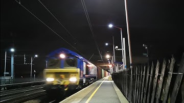 *NEW livery* 66148 “Maritime Intermodal Seven” passing Arlesey 07/01/2020