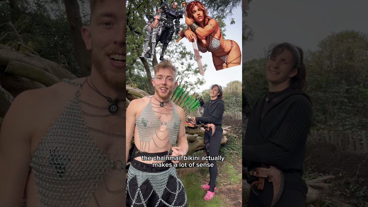 The chainmail bikini actually makes sense?