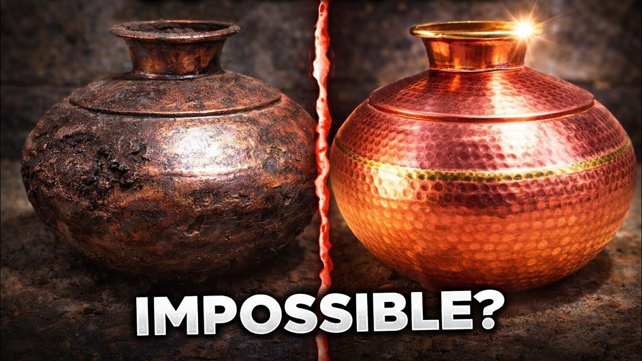 Copper Ghagar Restoration | From Rust to Shine - YouTube