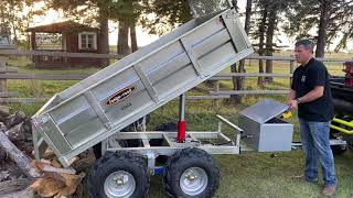 Range Road 608 Atv Hydraulic Trailer