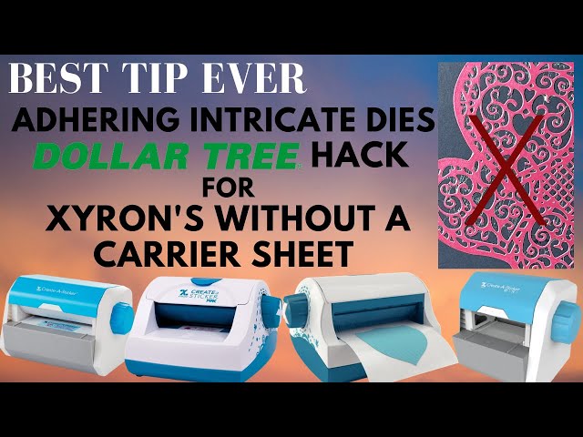 Xyron Create-A-Sticker and Sizzix Sidekick 