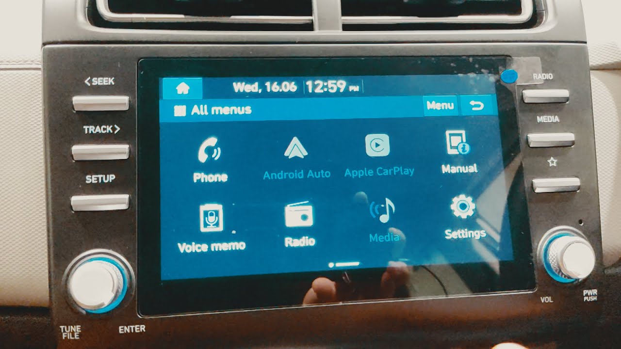 Hyundai Creta 2022 infotainment system 