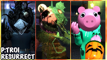 PIGGY THE RESULT OF ISOLATION RESURRECT ALL JUMPSCARES - LATE HALLOWEEN UPDATE 
