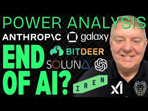 Video preview for Growing AI Fears Cause Panic | Latest IREN, GLXY, BTDR & SLNH Stock News | AI Stocks to Watch Now