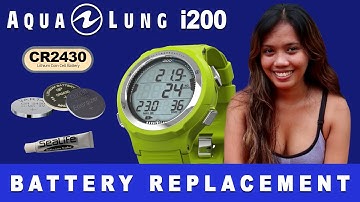 Aqua Lung i200 Dive Computer - Battery Replacement (TUTORIAL)