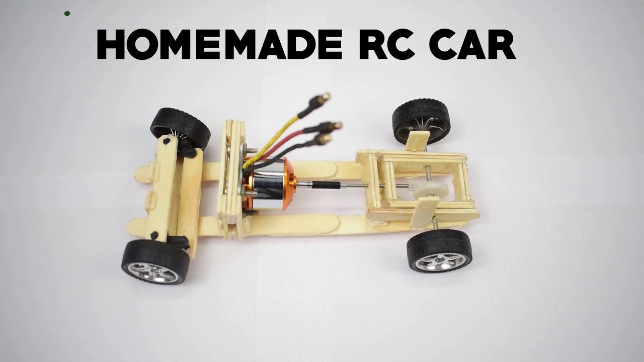 homemade rc car - YouTube