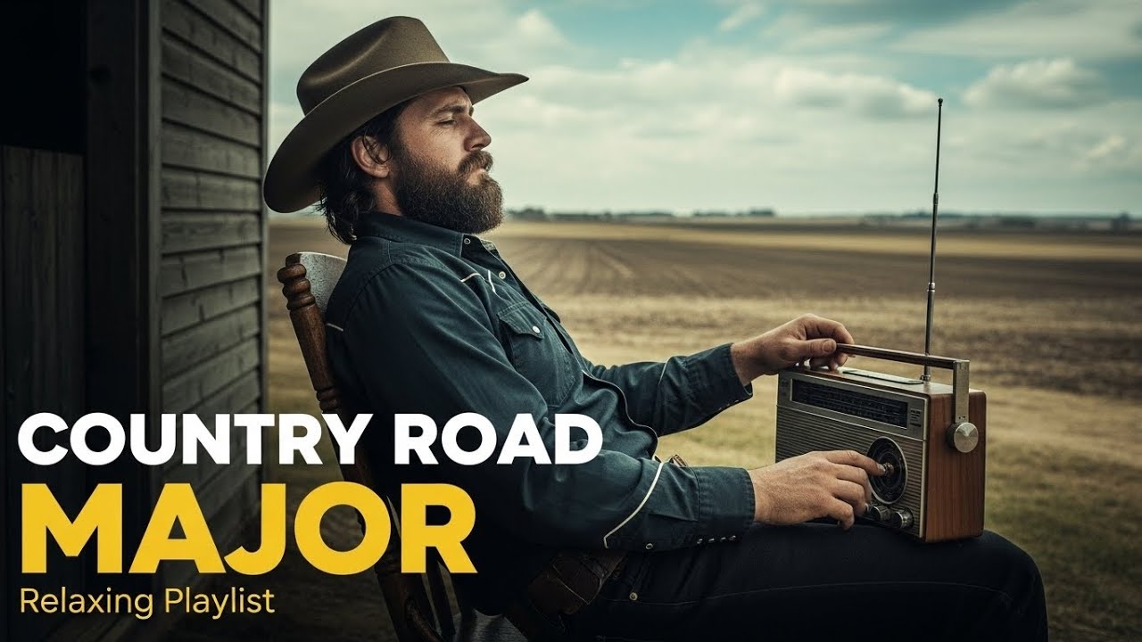 Golden Country Road Major Vibes | Uplifting Country Music for Easy Long Drives