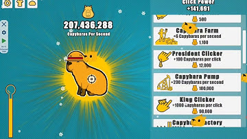 Capybara clicker gameplay pt 1