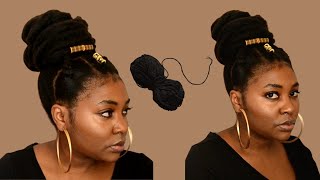 HOW TO : African thread High bun/protective style